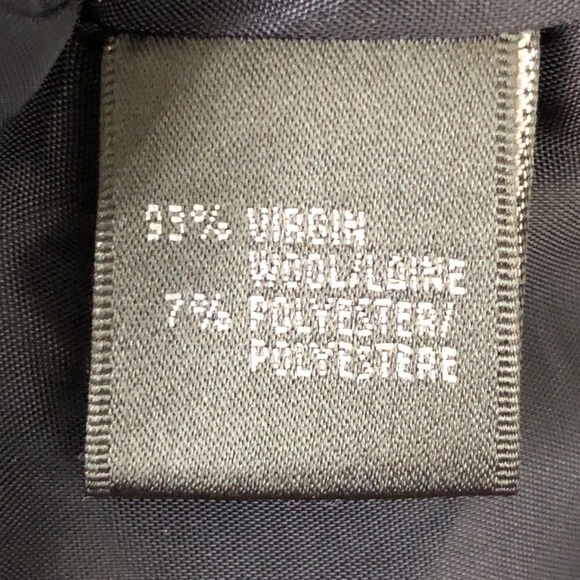 NEW - LAFAYETTE 148 Virgin Wool Navy & Gold Metallic Button Front Blazer -Size 6 - Picture 5 of 6